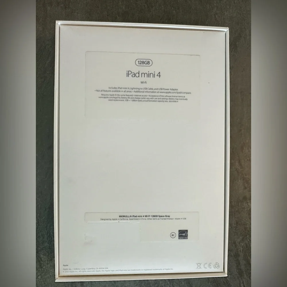 Apple iPad Mini 4 Box only